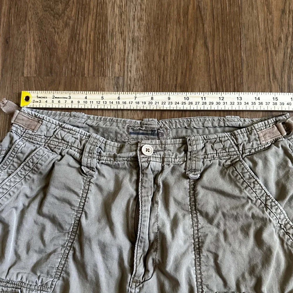 BKE Balboa Cargo Shorts Mens 32 Khaki Tan Good Relaxed Fit Multi Pocket Utility